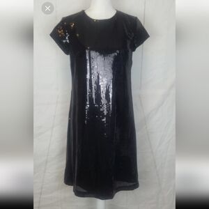 Dusk collection black sequin special occasion dress